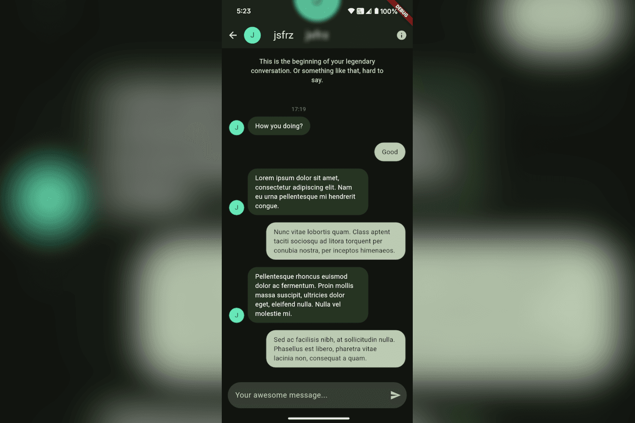 Mobile application preview